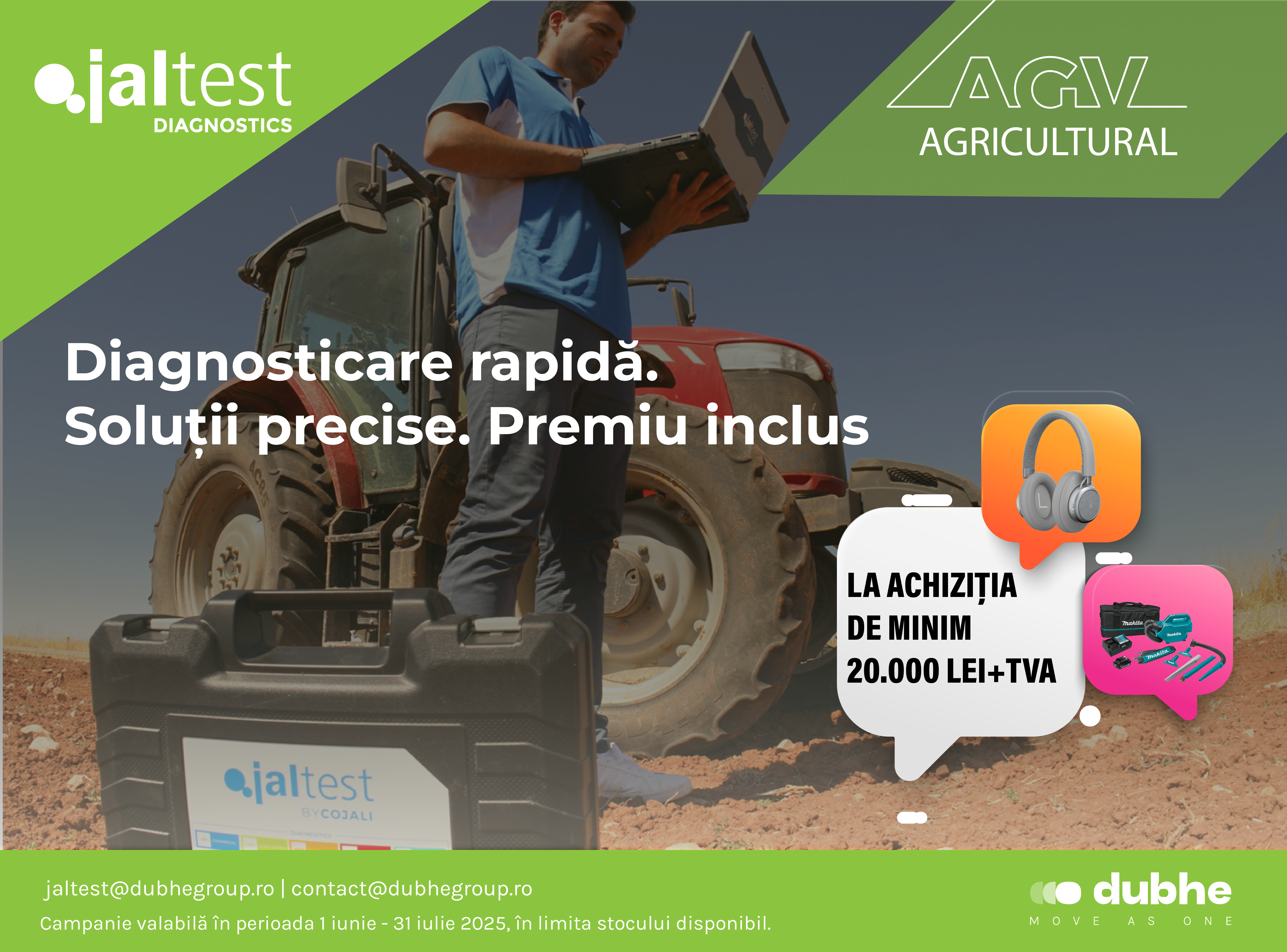 CAMPANIE PROMOȚIONALĂ JALTEST AGV