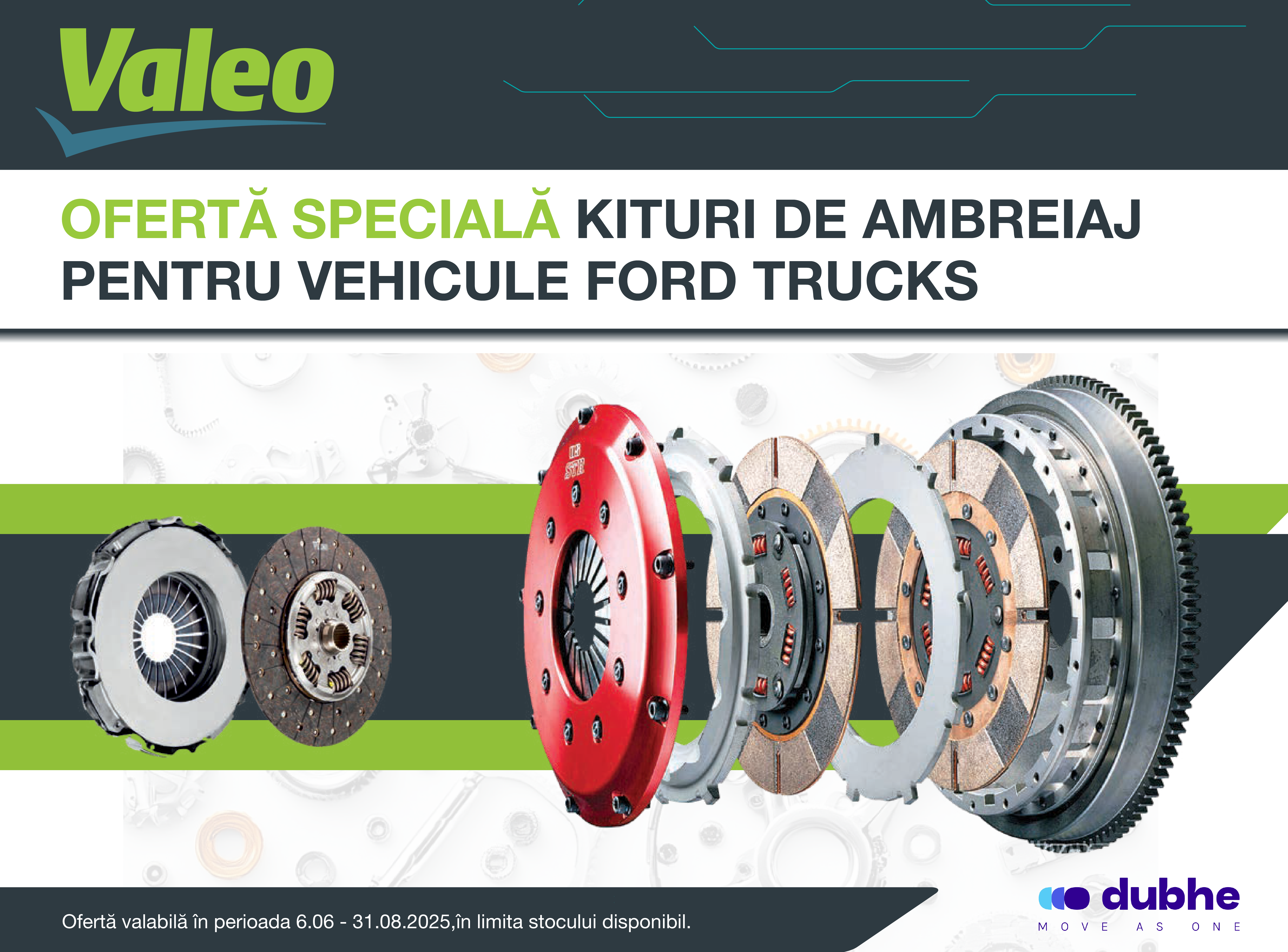 KITURI DE AMBREIAJ VALEO PENTRU FORD TRUCKS