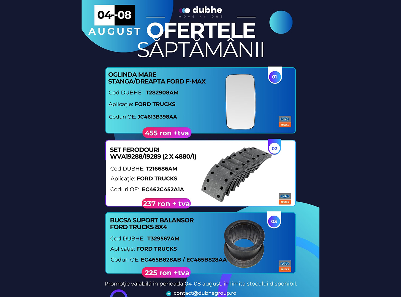 Oferta saptămânii 4-8 august