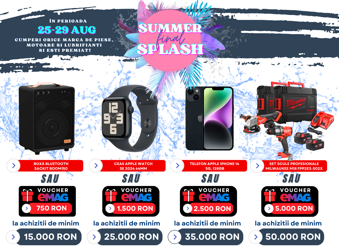☀️ SUMMER FINAL SPLASH, 25-29 AUG              ☀️