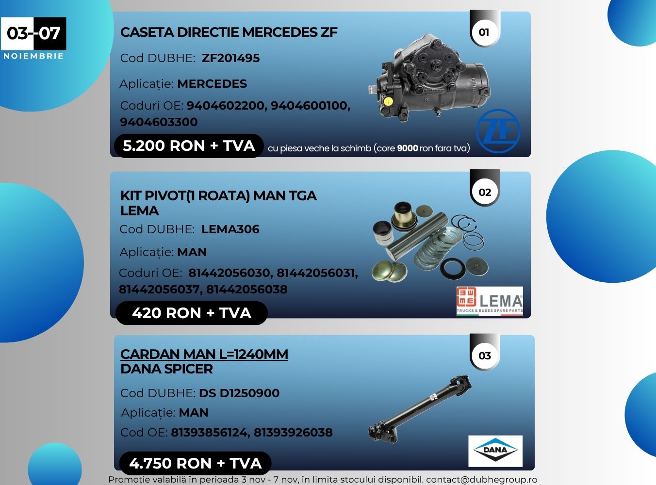Oferta săptămânii 3-7 NOV
