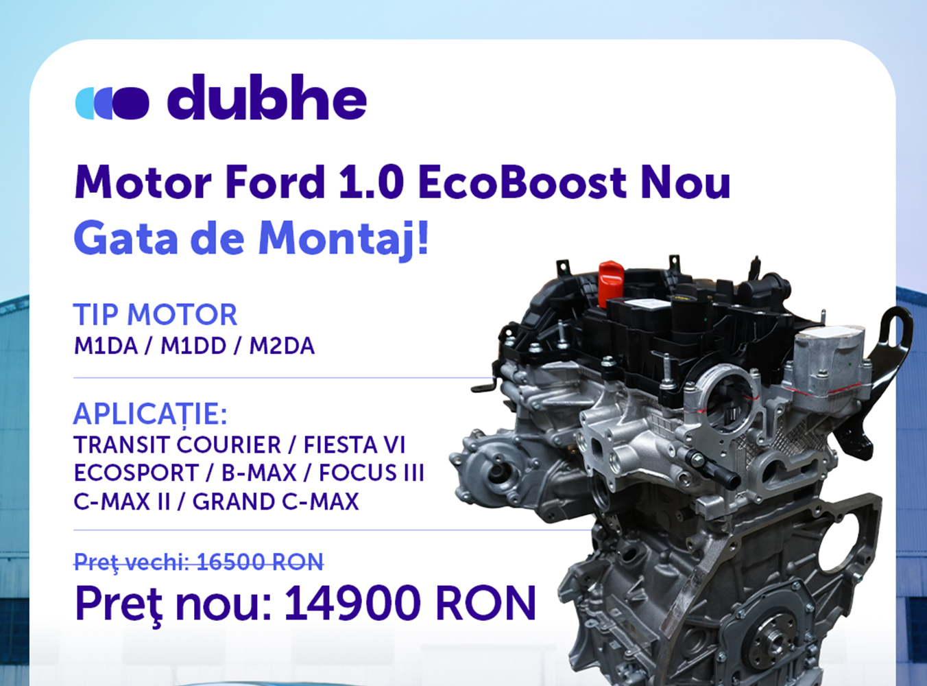 Motor Ford 1.0 EcoBoost – Gata de Montaj!
